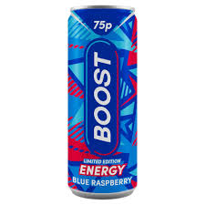 BOOST BLUE RASPBERRY CAN 250ML