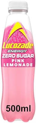 LUCOZADE PINK LEMONADE 500ML