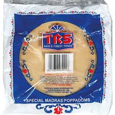 TRS POPPADOMS PLAIN 200G
