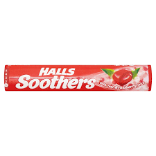 HALLS SOOTERS STRAWBERRY 45G