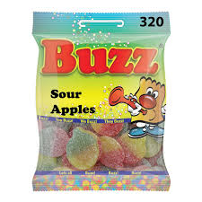 BZ SOUR APPLES 63G