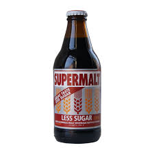 SUPERMALT LESS SUGAR BOT 330ML
