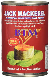 BTM JACK MACKEREL IN BRINE 425