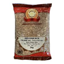 S I RED RAW RICE 1KG