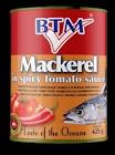 BTM MACKEREL SPICY TOMATO 425G