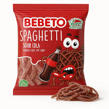 BEBETO SPAGHETTI SOUR COLA 70G
