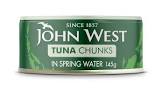 JOHN WEST TUNA CHUNKS IN WATER