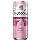 GORDONS PINK GIN TONIC 250ML