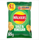 WALKERS SALT & VINEGAR 65G