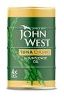 JOHN WEST TUNA CHUNKS SUN OIL