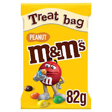 M&M PEANUT BAG 82G
