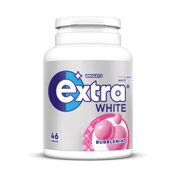 EXTRA WHITE BUBBLEMINT 46S