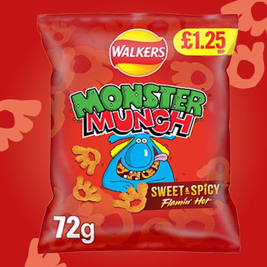 MONSTER MUNCH FLAMIN HOT 72G
